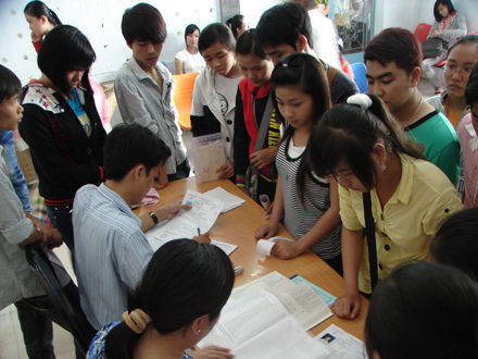 Rối phiếu báo điểm xét tuyển nguyện vọng 2